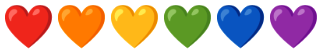 Rainbow Hearts